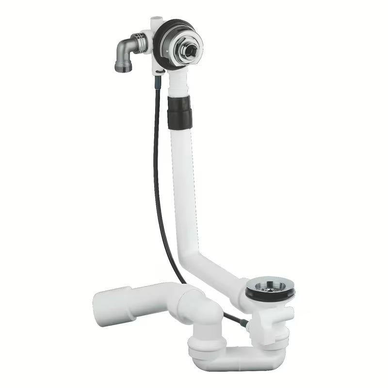 Grohe Talentofill vanový automat pro tvarované vany se zápachovou zátkou a odpadním kolenem 45°.