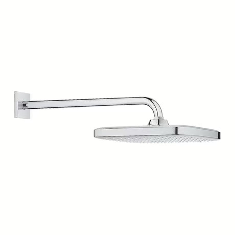 Chromová hlavová sprcha Grohe Tempesta 250 Cube s nástěnným sprchovým ramenem a proudem Rain