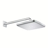 Chromová hlavová sprcha Grohe Tempesta 250 Cube s nástěnným sprchovým ramenem a proudem Rain