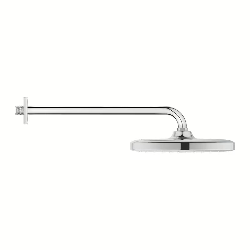 Chromová hlavová sprcha Grohe Tempesta 250 Cube s nástěnným sprchovým ramenem a proudem Rain