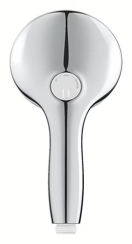 Chromuotas rankinis dušas Grohe Tempesta su trimis srovėmis: Rain, Jet ir Massage