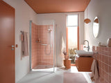 Chromový sprchový set Grohe Tempesta Cube s ruční sprchou, tyčí a hadicí