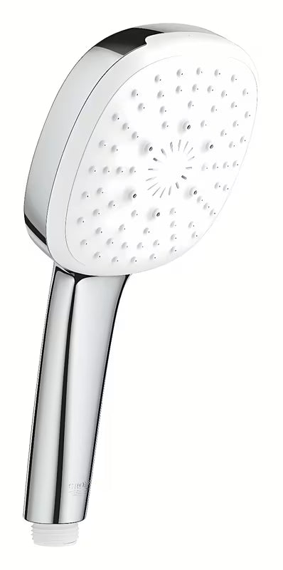 Chromová ruční sprcha Grohe Tempesta Cube se třemi proudy Rain, Jet a Massage.