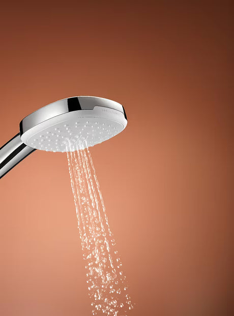 Chromový sprchový set Grohe Tempesta Cube s ruční sprchou, sprchovou tyčí a hadicí