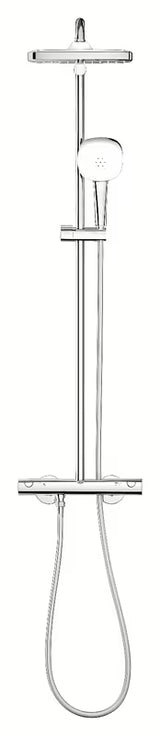 Sprchový systém Grohe Tempesta Cube System s termostatickou baterií v chromu, hlavovou a ruční sprchou