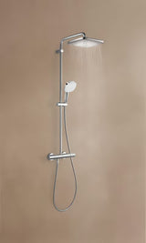 Sprchový systém Grohe Tempesta Cube System s termostatickou baterií v chromu, hlavovou a ruční sprchou