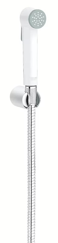 Bidetová sprška Grohe Tempesta-F Trigger Spray v provedení chrom a bílá s nástěnným držákem