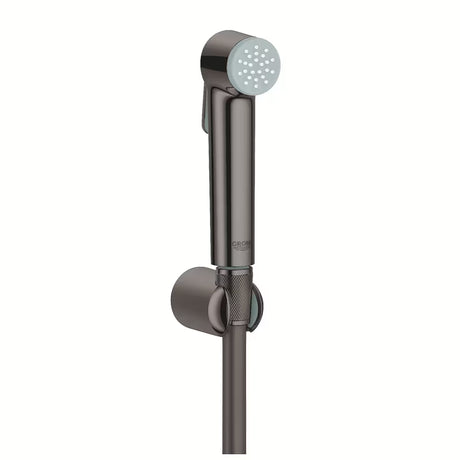 Grohe Tempesta-F Trigger Spray bidetová sprška v barvě hard graphite s nástěnným držákem a hadicí