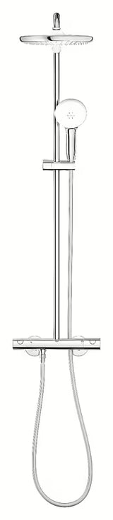 Sprchový systém Grohe Tempesta System s termostatickou baterií v chromu s hlavovou a ruční sprchou