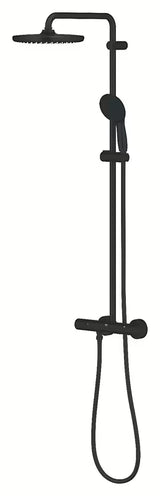 Grohe Tempesta System sprchový systém s termostatickou baterií v matné černé barvě