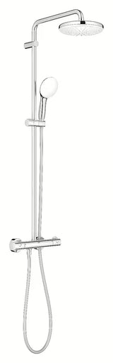 Grohe Tempesta System sprchový systém s termostatickou baterií v chromu s hlavovou a ruční sprchou