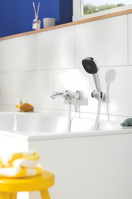 Sprchová hlavice Grohe Vitalio Comfort v chromu se třemi proudy Rain, Jet a Massage