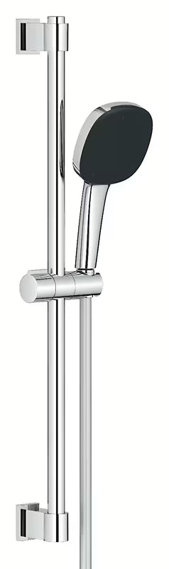 Chromový sprchový set Grohe Vitalio Comfort s ruční sprchou, sprchovou tyčí a hadicí