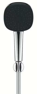 Chromový vanový set Grohe Vitalio Comfort s ruční sprchou se 3 režimy proudu, držákem a hadicí 1750 mm.