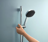 Chromový sprchový set Grohe Vitalio Comfort s ruční sprchou, sprchovou tyčí a hadicí
