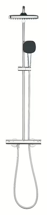 Grohe Vitalio Comfort System sprchový systém s termostatickou baterií v chromu s hlavovou a ruční sprchou