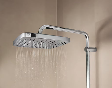 Grohe Vitalio Comfort System sprchový systém s termostatickou baterií v chromu s hlavovou a ruční sprchou