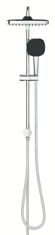 Sprchový systém Grohe Vitalio Comfort System v chromu s hlavovou a ruční sprchou