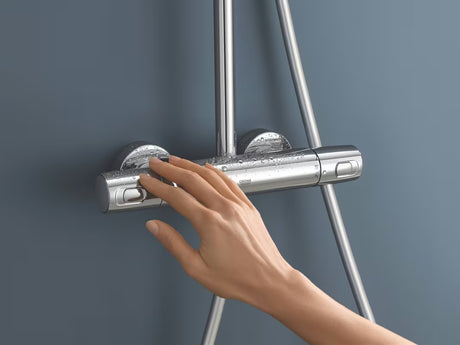 Sprchový systém Grohe Vitalio Joy XXL 310 s termostatem v chromovém provedení s hlavovou a ruční sprchou