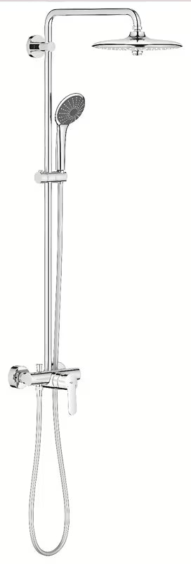 Sprchový systém Grohe Vitalio Joy 260 v chromu s hlavovou sprchou 260 mm a ruční sprchou 110 mm