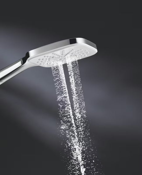 Chromová ruční sprcha Grohe Vitalio 130 SmartActive Cube se třemi proudy a ovládáním SmartTip