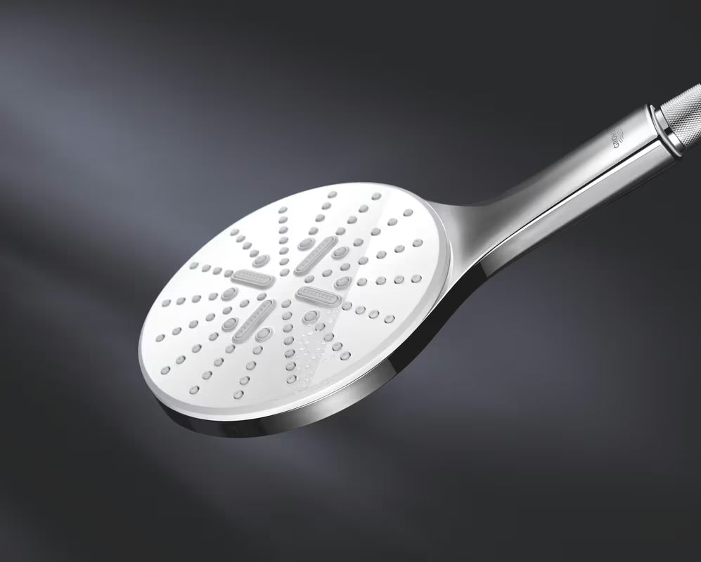 Ročna prha Grohe Vitalio 150 SmartActive v kromu s tremi načini curka