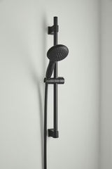 Matně černý sprchový set Grohe Vitalio Start 110 s ruční sprchou, hadicí a sprchovou lištou