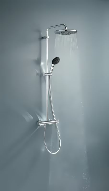 Grohe Vitalio Start System sprchový systém s termostatickou baterií v chromu s hlavovou a ruční sprchou