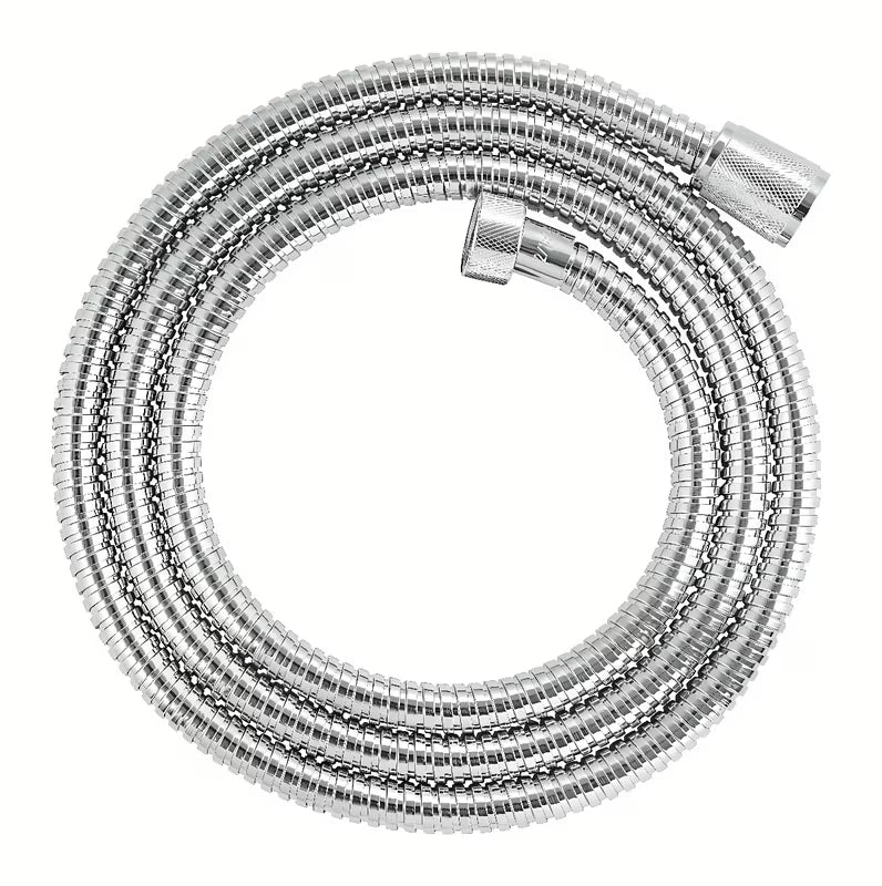 Kovinska cev za tuš Grohe vitalioflex Metal 1750 mm v kromirani izvedbi z zaščito AntiFold.