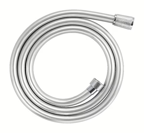 Chromová sprchová hadice Grohe VitalioFlex Silver 1500 mm s funkcí TwistStop a ochranou AntiFold