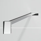 Sprchová zástěna Walk-In Hüppe Design pure 90 cm v chromu lesklém s čirým sklem