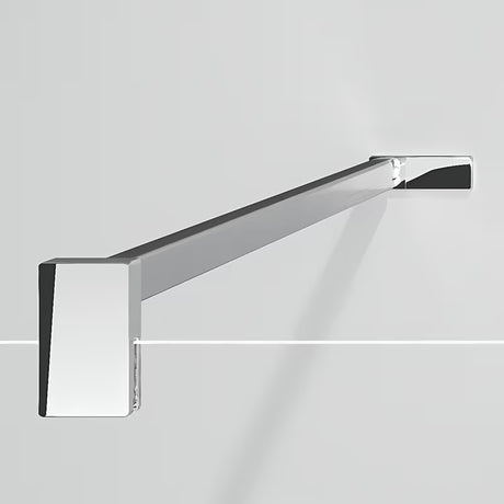 Sprchová zástěna Walk-In Hüppe Design pure 90 cm v chromu lesklém s čirým sklem