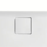 Bílá matná obdélníková sprchová vanička Hüppe EasyFlat 180x90 cm z litého mramoru s nízkým profilem