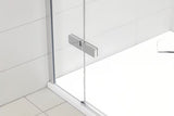 Obdélníkový sprchový kout Hüppe Strike New 120 x 90 cm s čirým sklem a chromovými profily