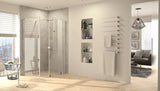 Sprchová zástěna Walk-In Hüppe Xtensa pure s posuvnými dveřmi v lesklém chromu
