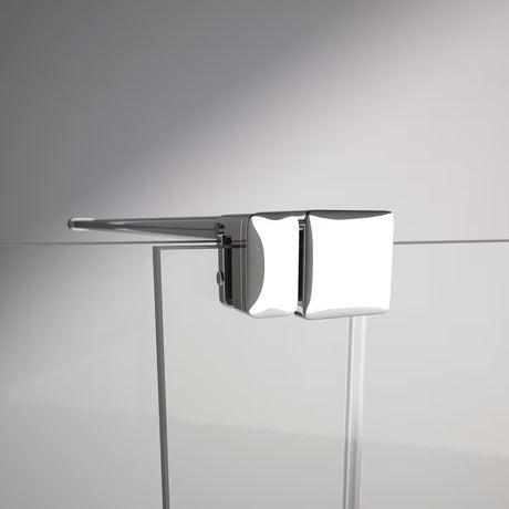 Posuvné sprchové dveře Hüppe Xtensa pure 140 cm v lesklém chromu s čirým sklem bez dekoru