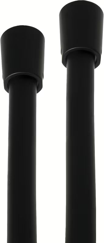 Sprchová hadice Hansa v černé matné úpravě, délka 175 cm.