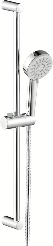 Chromový sprchový set Hansa Basic s ruční sprchou, sprchovou tyčí a hadicí 150 cm