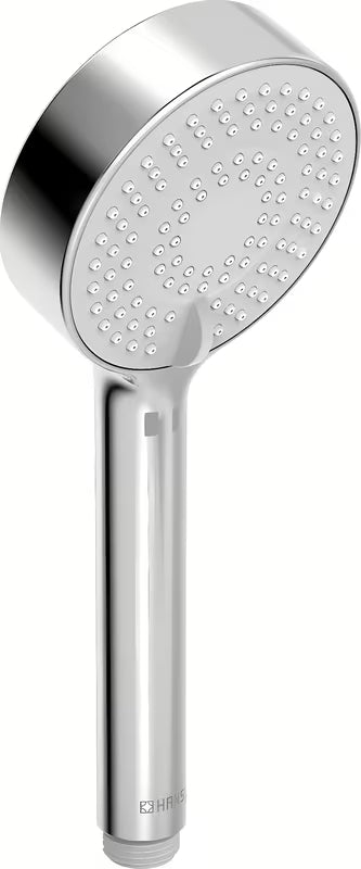 Chromová ručná sprcha Hansa Basicjet se 3 polohami proudu, průměr Ø 95 mm.