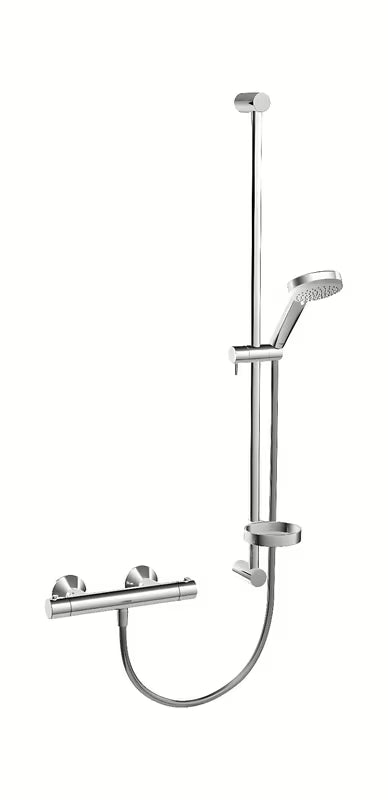 Sprchový systém Hansa Unita s termostatickou baterií a sprchovou sadou 900 mm v chromu