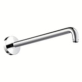 Chromové nástěnné sprchové rameno hansgrohe 38,9 cm s kulatou rozetou pro horní sprchu