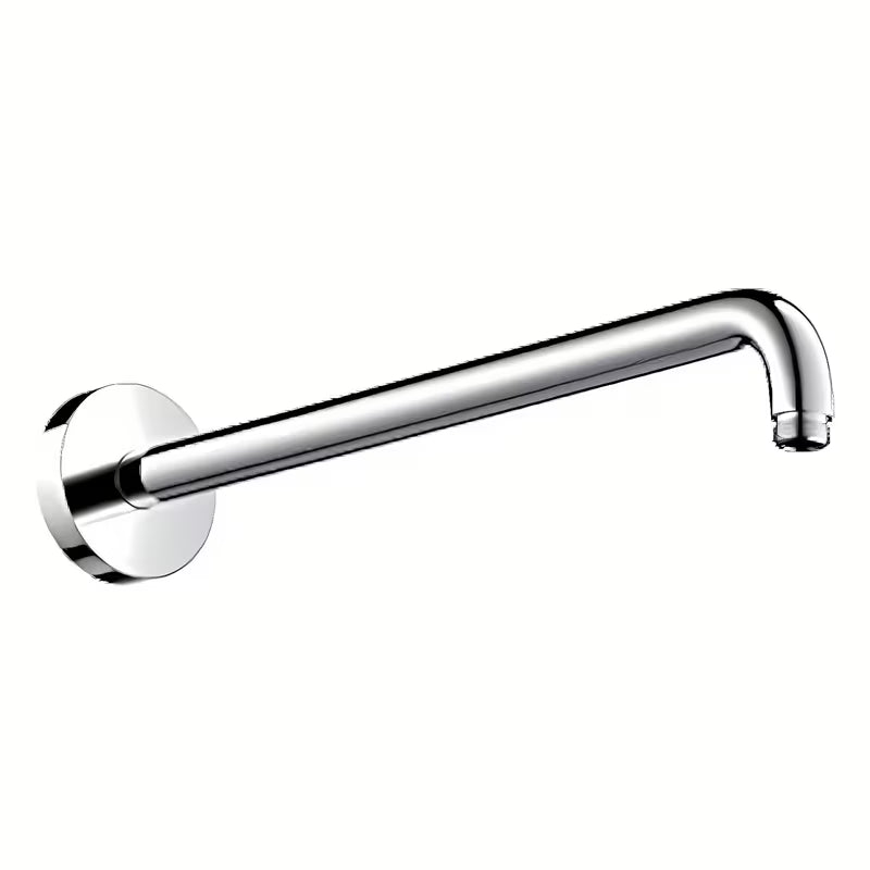 Chromové nástěnné sprchové rameno hansgrohe 38,9 cm s kulatou rozetou pro horní sprchu