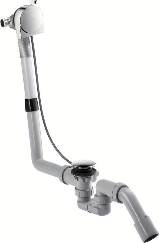 Hansgrohe vanový automat v chromovém provedení pro ovládání odtoku u vany