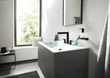 Hansgrohe AddStoris nástěnný dávkovač tekutého mýdla s držákem v matné černé barvě