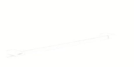 Nástěnný držák ručníků Hansgrohe AddStoris v matné bílé barvě s minimalistickým designem