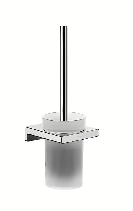 Hansgrohe AddStoris nástěnná WC štětka v chromu s držákem z kovu a skla