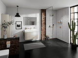 Hansgrohe AddStoris držák toaletního papíru s krytem v povrchové úpravě kartáčovaný bronz.