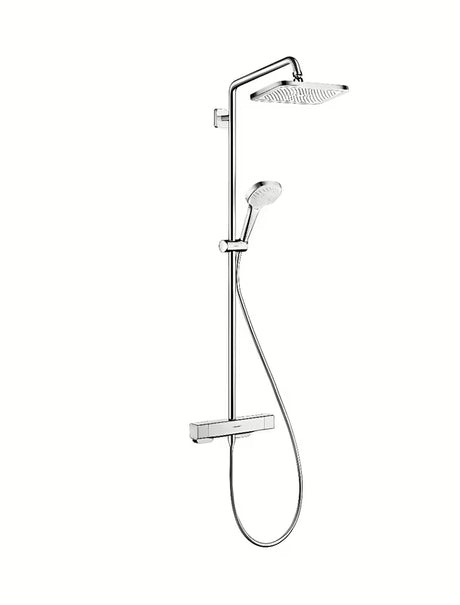 Hansgrohe Croma E sprchový systém s termostatickou baterií v chromu s horní a ruční sprchou