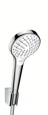 Hansgrohe Croma Select vanový set bílá chrom s ruční sprchou 110 mm a tlačítkem Select
