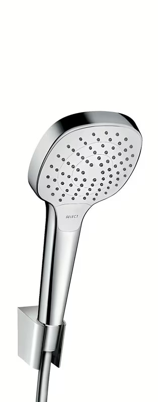 Hansgrohe Croma Select vanový set s ruční sprchou 110 mm v provedení bílá a chrom